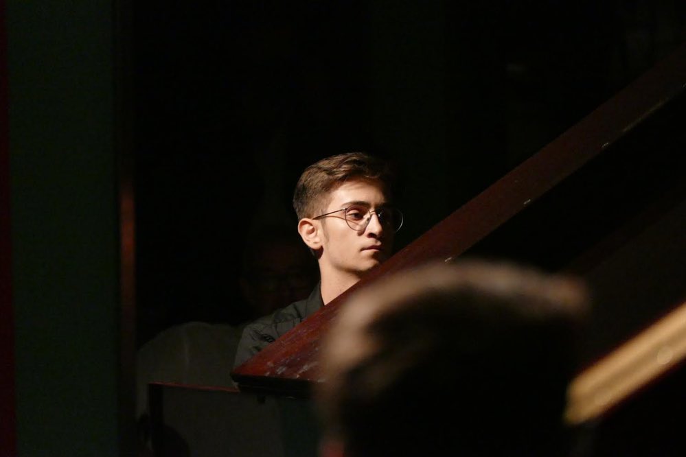 Filippo Gerbino at the piano
